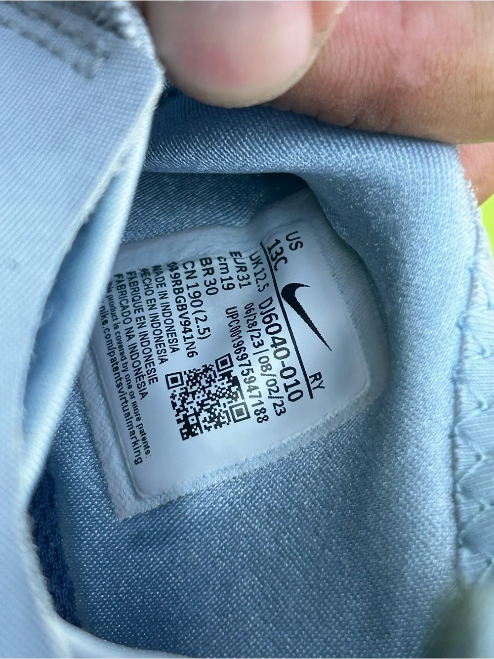 Nike kids preschool